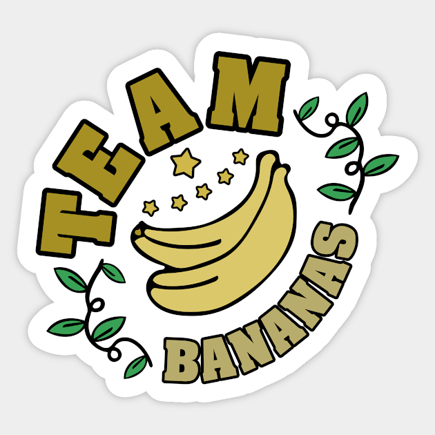 Bananas Team! Sticker by Marilineandco